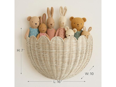 Африканские корзины, настенный декор для спальни, богемный чёрно-белый стиль