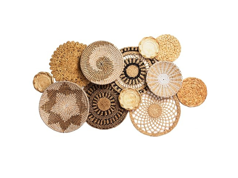 Пляжные украшения для дома, разноцветный круглый настенный декор, дешёвая распродажа