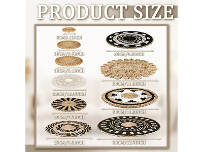 Богемные плетёные корзины настенного декора декоративные плоские корзины ручной работы большие