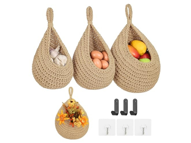 Ручной бамбуковый настенный декор для столовой, круглый плетёный