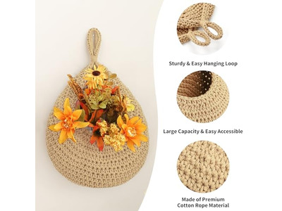 Ручной бамбуковый настенный декор для столовой, круглый плетёный